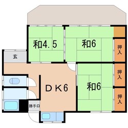 齋藤貸家の物件間取画像